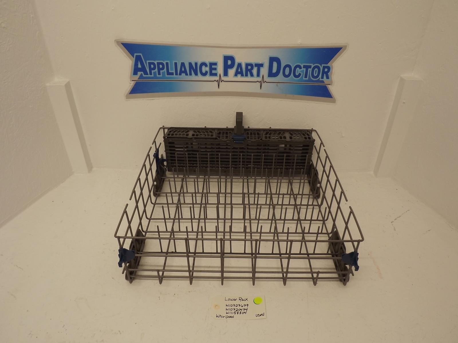 Whirlpool Dishwasher W10727679 W10720474 W11158804 Lower Rack Used Whirlpool Dishwasher W10727679 W10720474 W11158804 Lower Rack Used